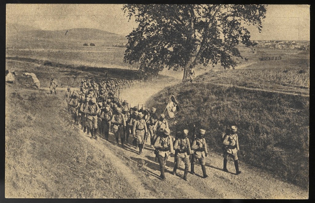 23. Polazak iz Soluna 5.pesadijskog puka na makedonski front 1916.