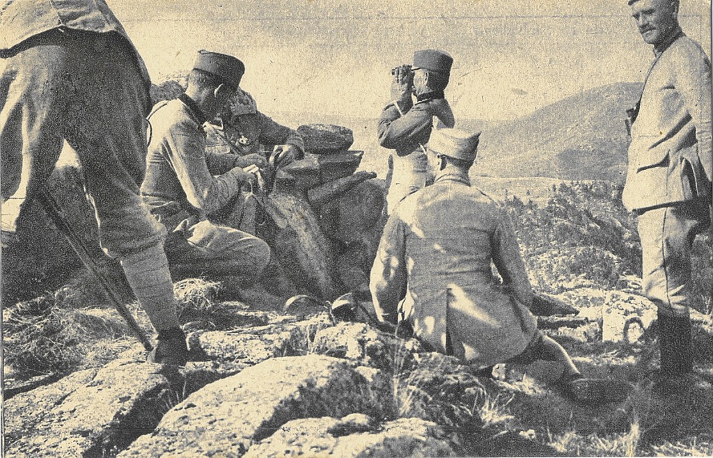 28. Komandant Divizije posmatra borbu na Kajmakcalanu