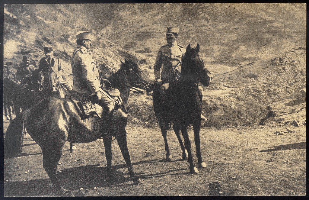 29. dolazak Nj.K. Visocanstva na polozaj Ceganjske planine 30. avgusta 1916. u Makedoniji
