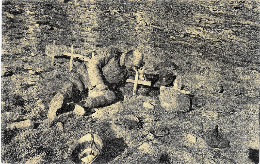 38. srpski oficir na grobu svog sina jedinca na kajmakc