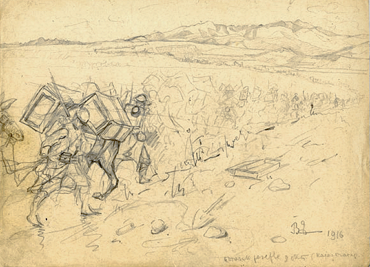 9. Polazak rezerve 8. oktobar Kajmakcalan 1916.
