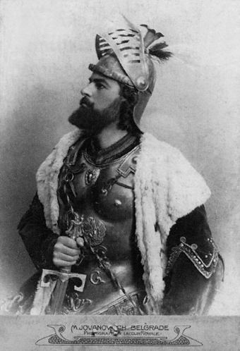 Milos_Obilic_u_tumacenju_Milorada_Petrovica_(1865-1928) foto-M. Jovanović
